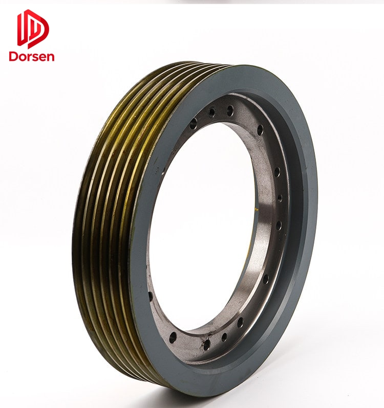 电梯曳引轮 P101041A234-10 400mm 5x8 6x8 Grooves ZPML-A198 2