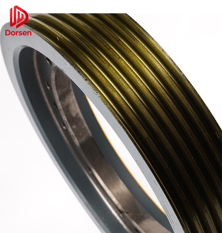 电梯曳引轮 P101041A234-10 400mm 5x8 6x8 Grooves ZPML-A198 3